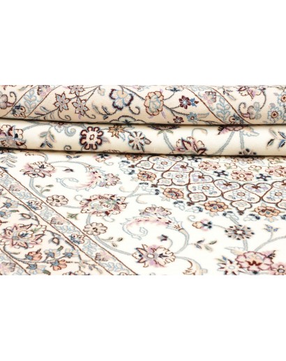 Tappeto Nain 9La Persia bianco marrone 150x242