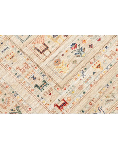Tappeto Rubin Pakistan bianco marrone 170x241