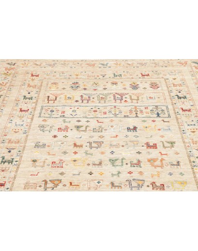 Tappeto Rubin Pakistan bianco marrone 170x241