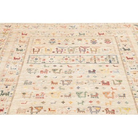 Tappeto Rubin Pakistan bianco marrone 170x241