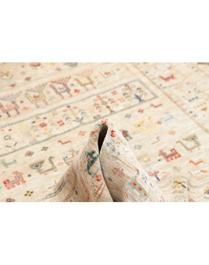 Tappeto Rubin Pakistan bianco marrone 170x241