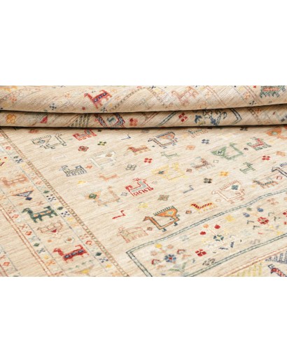 Tappeto Rubin Pakistan bianco marrone 170x241