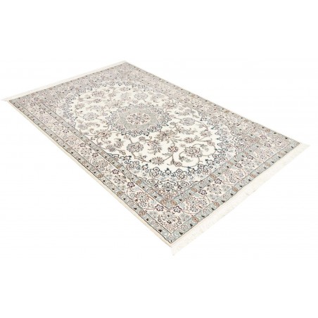 Tappeto Nain 9La Persia bianco beige 130x203