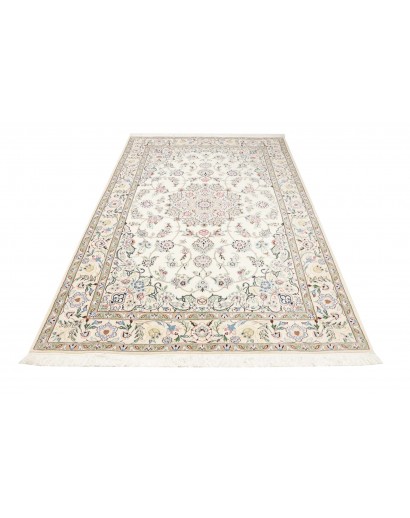 Tappeto Nain 9La Persia bianco verde 157x254