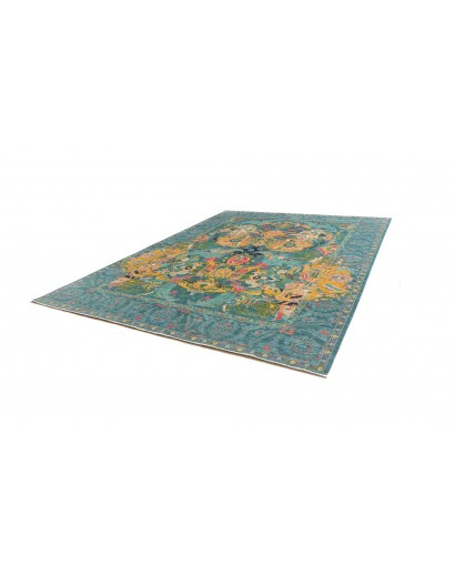 Tappeto Shahi Fine Pakistan blu azzurro 280x367