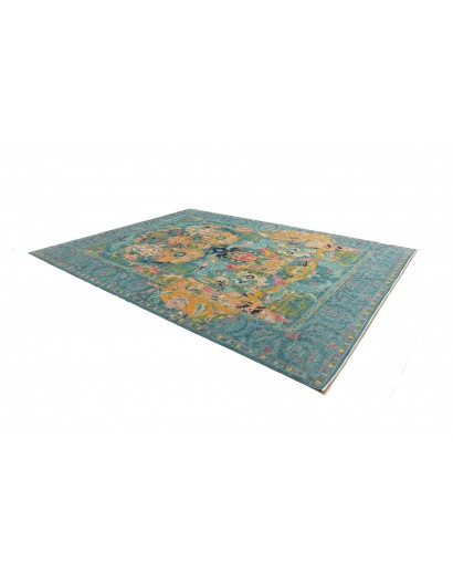 Tappeto Shahi Fine Pakistan blu azzurro 280x367