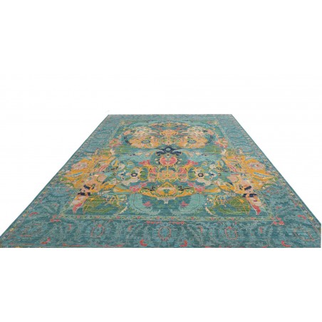 Tappeto Shahi Fine Pakistan blu azzurro 280x367