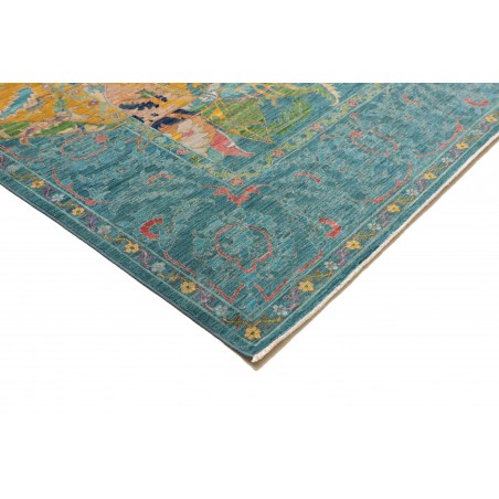 Tappeto Shahi Fine Pakistan blu azzurro 280x367
