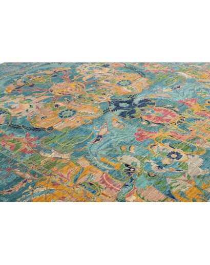 Tappeto Shahi Fine Pakistan blu azzurro 280x367