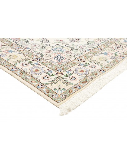 Tappeto Nain 9La Persia bianco verde 157x254
