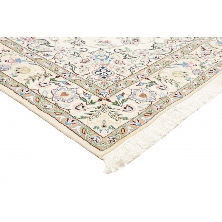 Tappeto Nain 9La Persia bianco verde 157x254