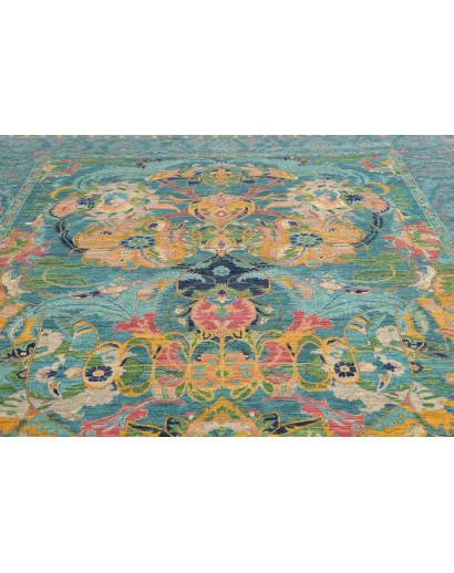 Tappeto Shahi Fine Pakistan blu azzurro 280x367