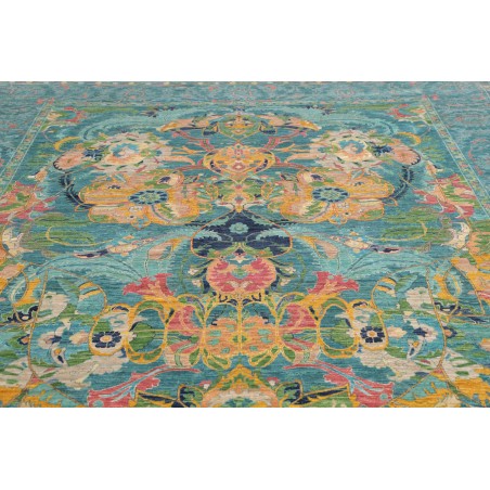 Tappeto Shahi Fine Pakistan blu azzurro 280x367