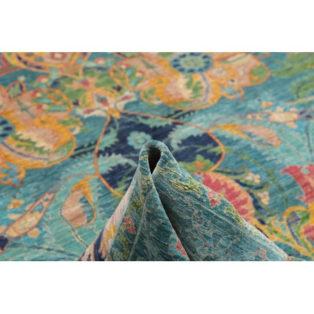 Tappeto Shahi Fine Pakistan blu azzurro 280x367