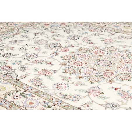 Tappeto Nain 9La Persia bianco verde 157x254