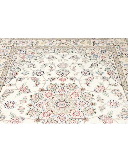 Tappeto Nain 9La Persia bianco verde 157x254