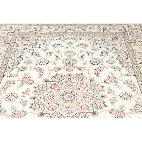Tappeto Nain 9La Persia bianco verde 157x254