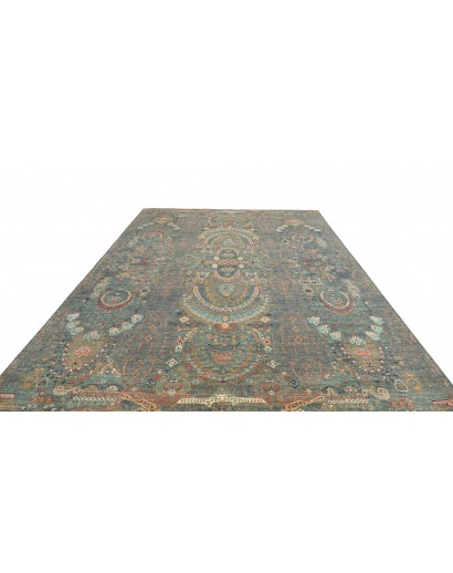 Tappeto Shahi Fine Pakistan bianco azzurro 270x356