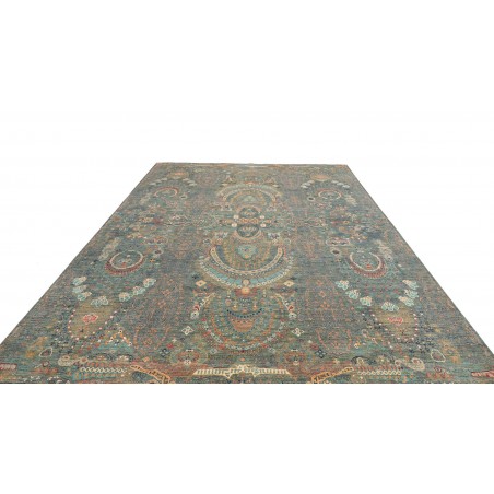 Tappeto Shahi Fine Pakistan bianco azzurro 270x356