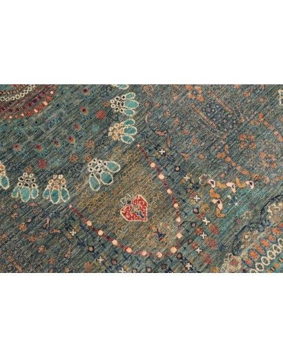 Tappeto Shahi Fine Pakistan bianco azzurro 270x356