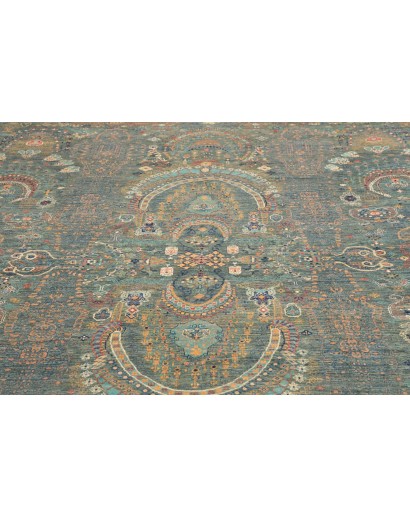 Tappeto Shahi Fine Pakistan bianco azzurro 270x356