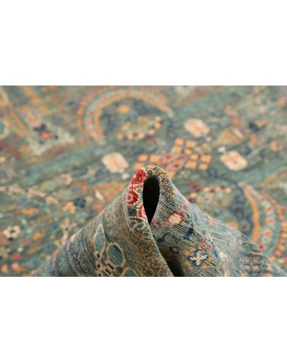 Tappeto Shahi Fine Pakistan bianco azzurro 270x356