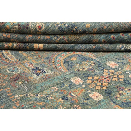Tappeto Shahi Fine Pakistan bianco azzurro 270x356