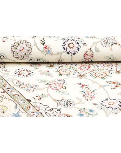 Tappeto Nain 9La Persia bianco verde 157x254