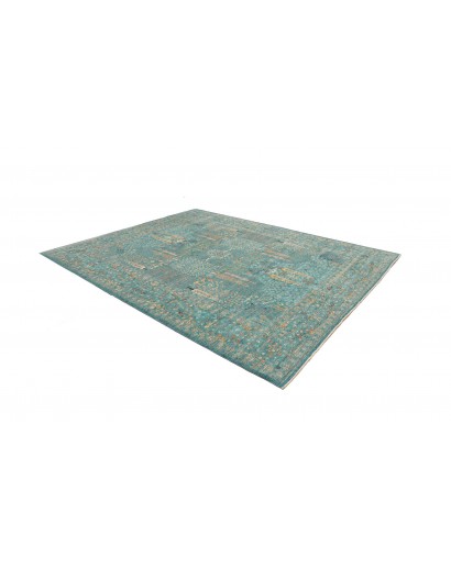 Tappeto Shahi Fine Pakistan blu bianco 247x302