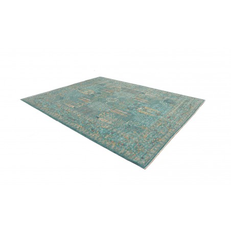Tappeto Shahi Fine Pakistan blu bianco 247x302