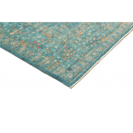 Tappeto Shahi Fine Pakistan blu bianco 247x302