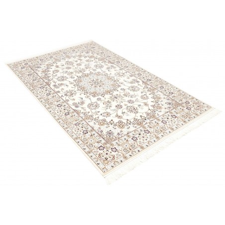 Tappeto Nain 9La Persia bianco azzurro 128x208