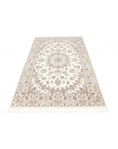 Tappeto Nain 9La Persia bianco azzurro 128x208