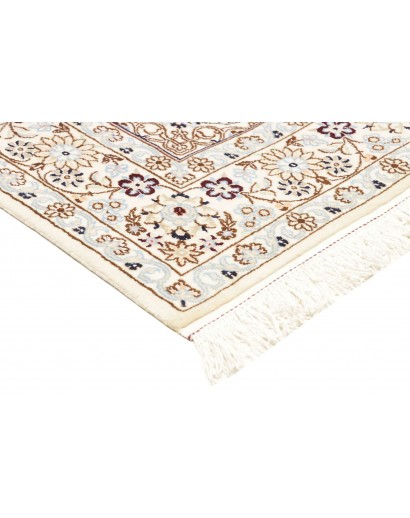 Tappeto Nain 9La Persia bianco azzurro 128x208