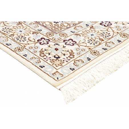 Tappeto Nain 9La Persia bianco azzurro 128x208