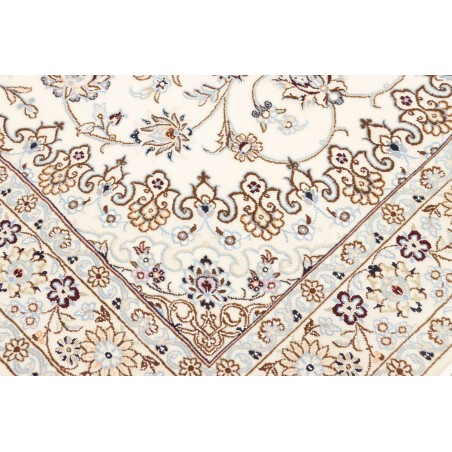 Tappeto Nain 9La Persia bianco azzurro 128x208
