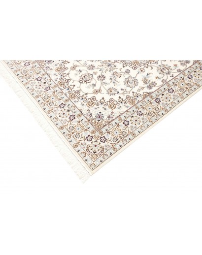 Tappeto Nain 9La Persia bianco azzurro 128x208