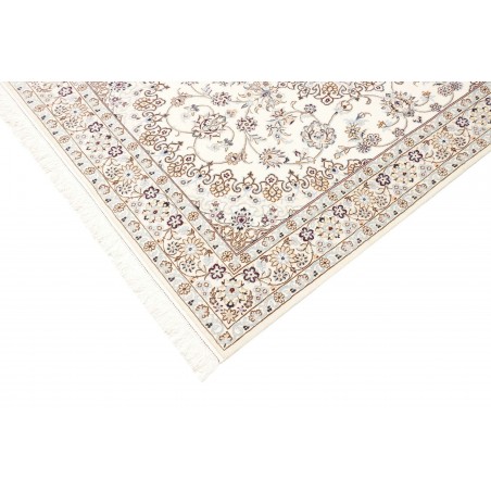 Tappeto Nain 9La Persia bianco azzurro 128x208