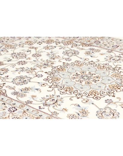 Tappeto Nain 9La Persia bianco azzurro 128x208