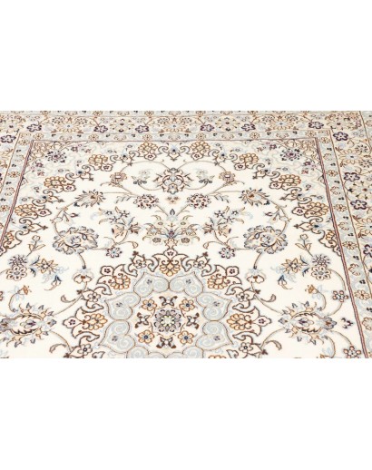 Tappeto Nain 9La Persia bianco azzurro 128x208