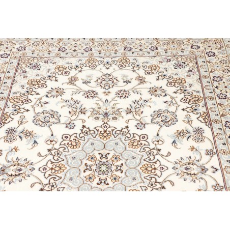 Tappeto Nain 9La Persia bianco azzurro 128x208