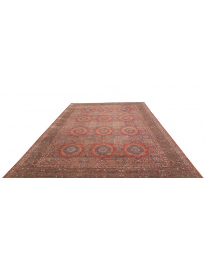 Tappeto Mamlouk Pakistan azzurro bianco 270x366