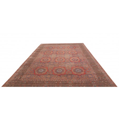 Tappeto Mamlouk Pakistan azzurro bianco 270x366