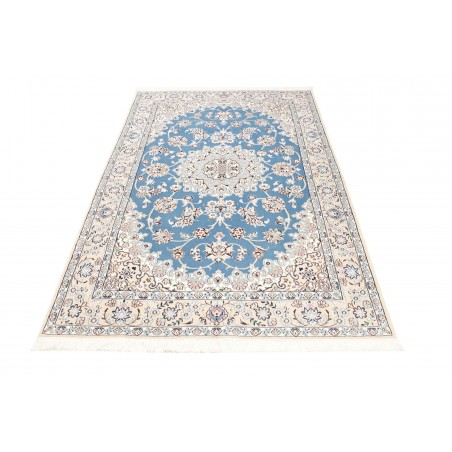 Tappeto Nain 9La Persia bianco grigio 140x215