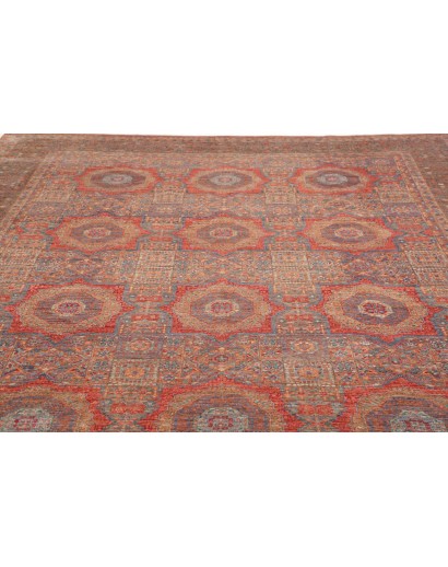 Tappeto Mamlouk Pakistan azzurro bianco 270x366