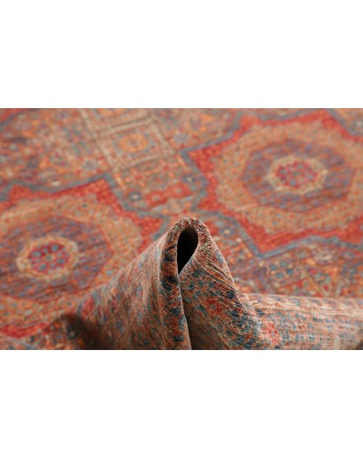 Tappeto Mamlouk Pakistan azzurro bianco 270x366