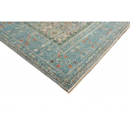 Tappeto Mamlouk Pakistan azzurro verde 278x377