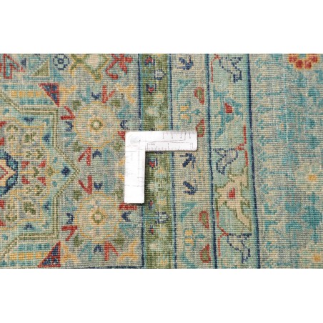 Tappeto Mamlouk Pakistan azzurro verde 278x377
