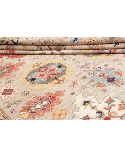 Tappeto Kazak Fine Pakistan beige marrone 247x303