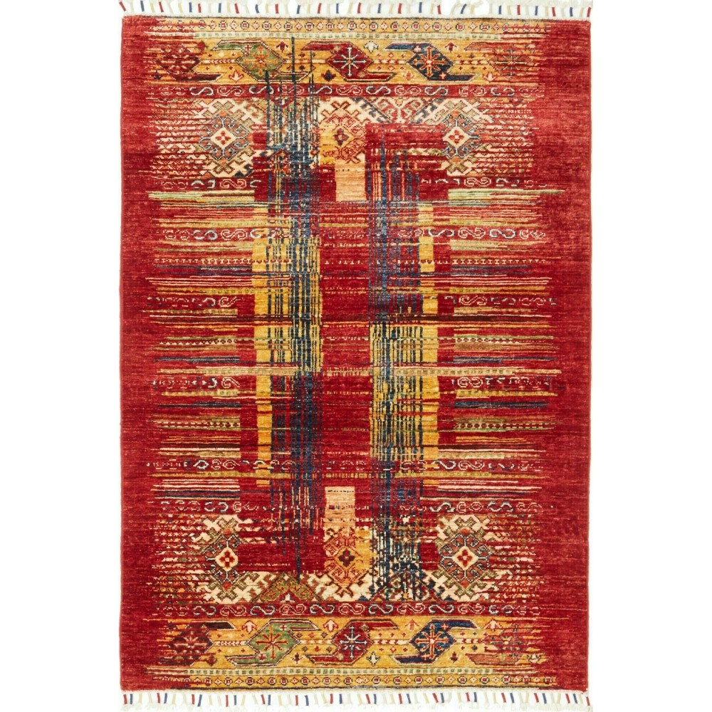 Tappeto Siva Pakistan marrone 94x150 Tappeto Siva Pakistan marrone 94x150
